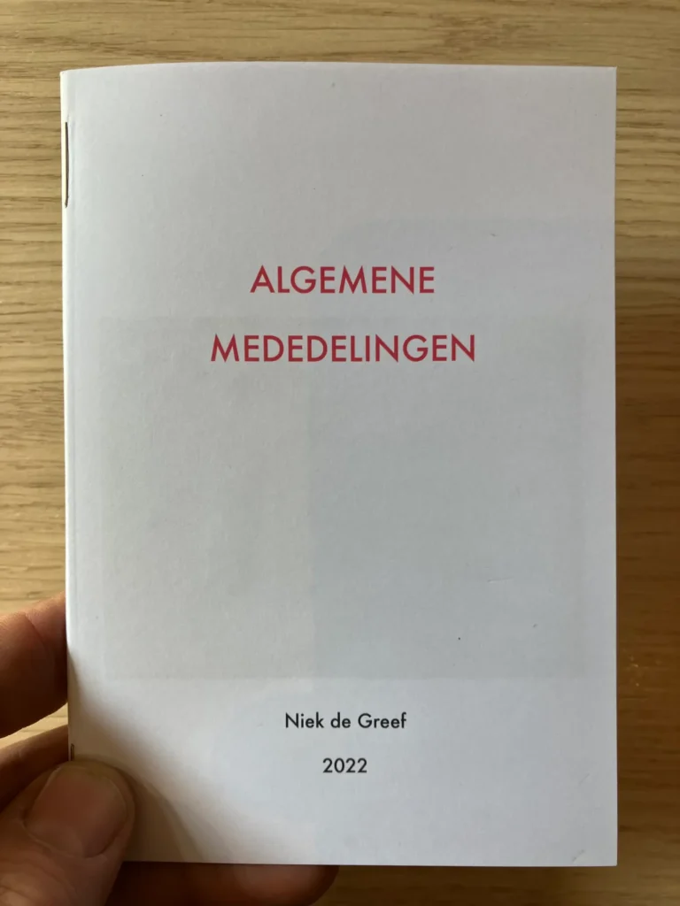 Algemene mededelingen
