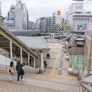Ueno station, Tokyo, photo by Niek de Greef