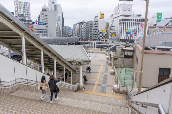 Ueno station, Tokyo, photo by Niek de Greef