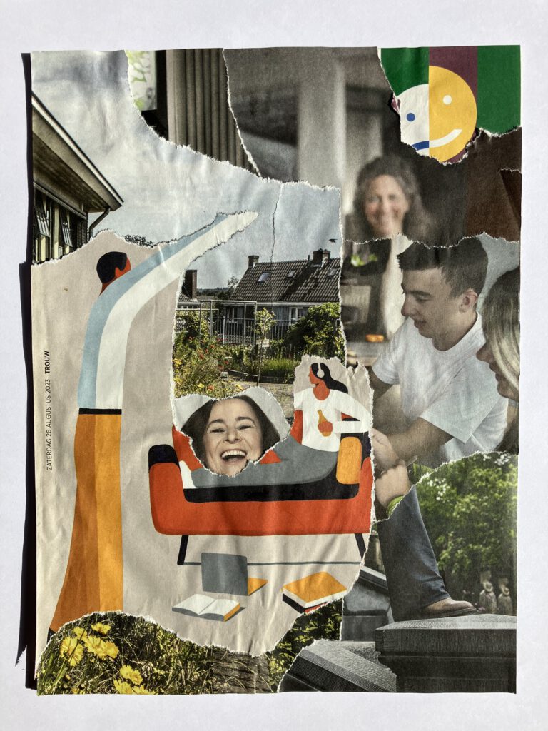 Tijdgeest 2 2023 collage van Niek de Greef