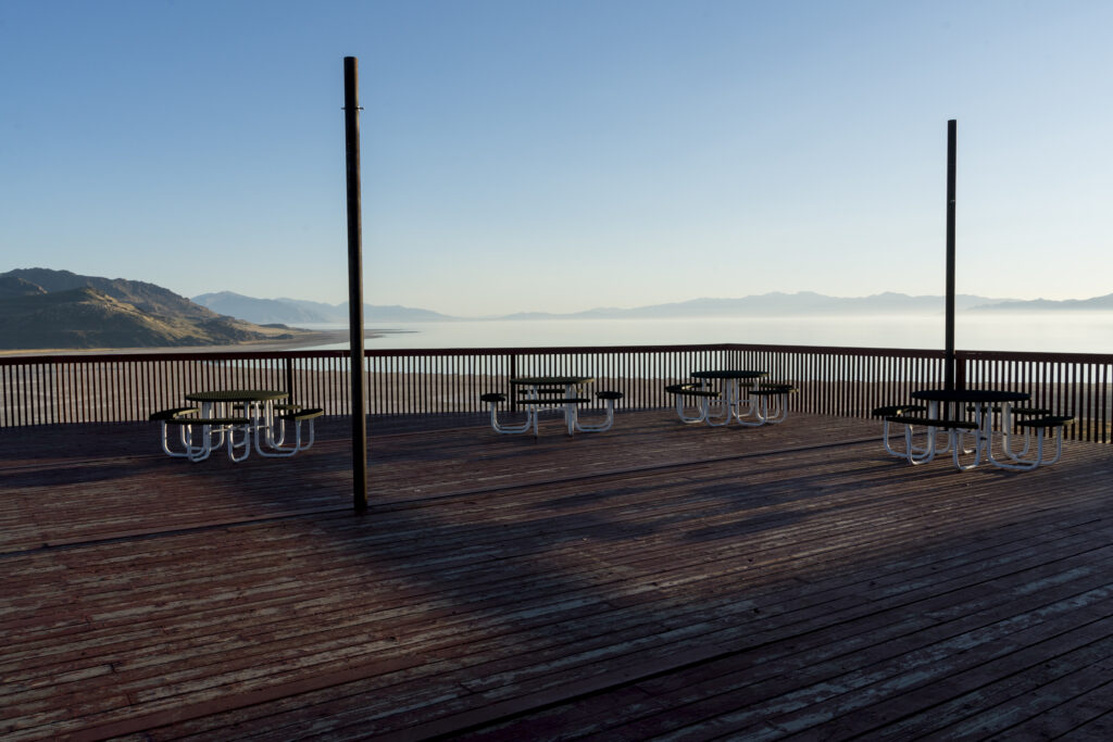 Antelope Island, 2023, phototography print by Niek de Greef