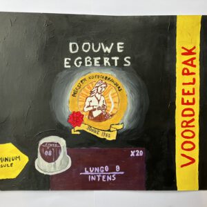 Douwe Egberts, Lungo 8 Intens X20, 2024 painting by niek de greef