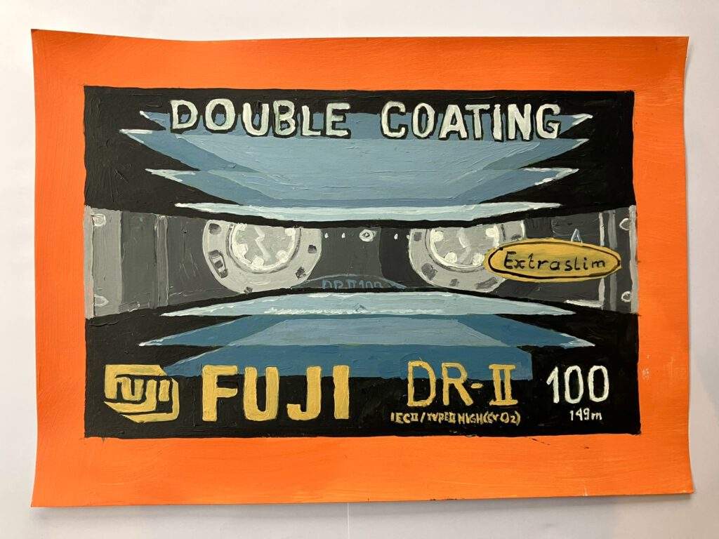 Fuji DR-II 100, 2024 painting by niek de greef