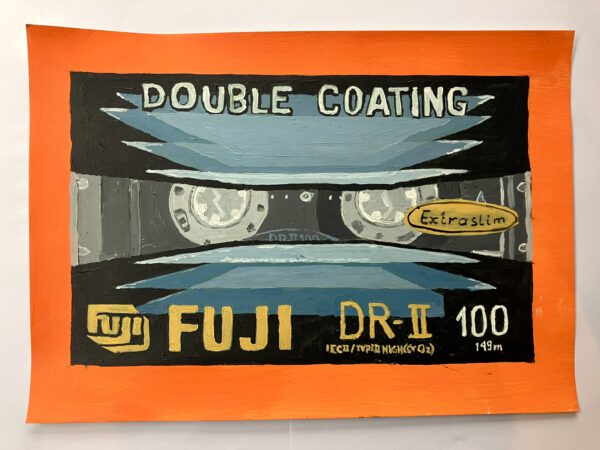 Fuji DR-II 100, 2024 painting by niek de greef