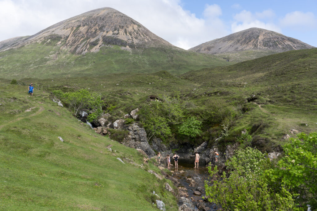 torrin pools, isle of skye, scotland, phototography print by Niek de Greef